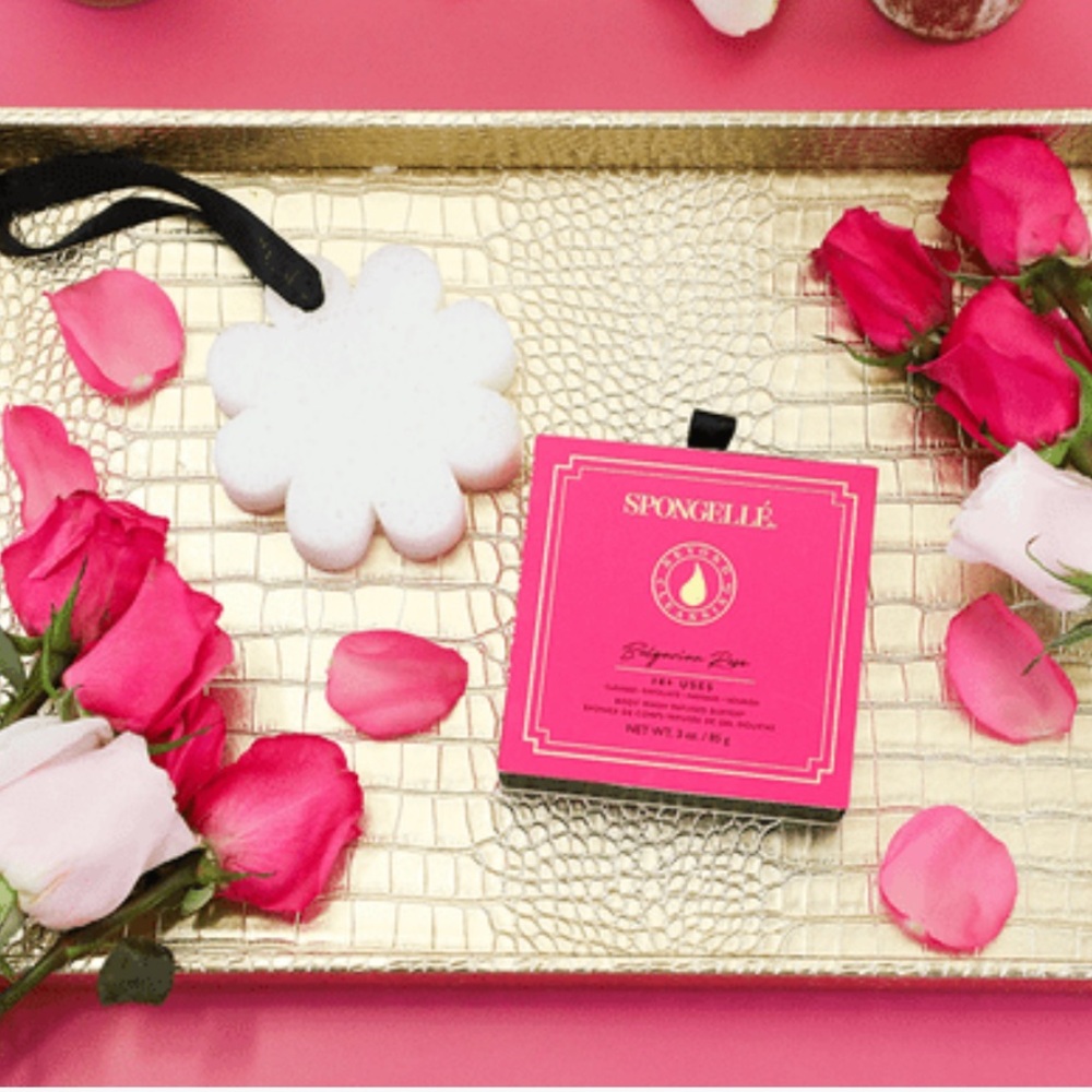 NWT Spongellé Bulgarian Rose Body Wash Buffer